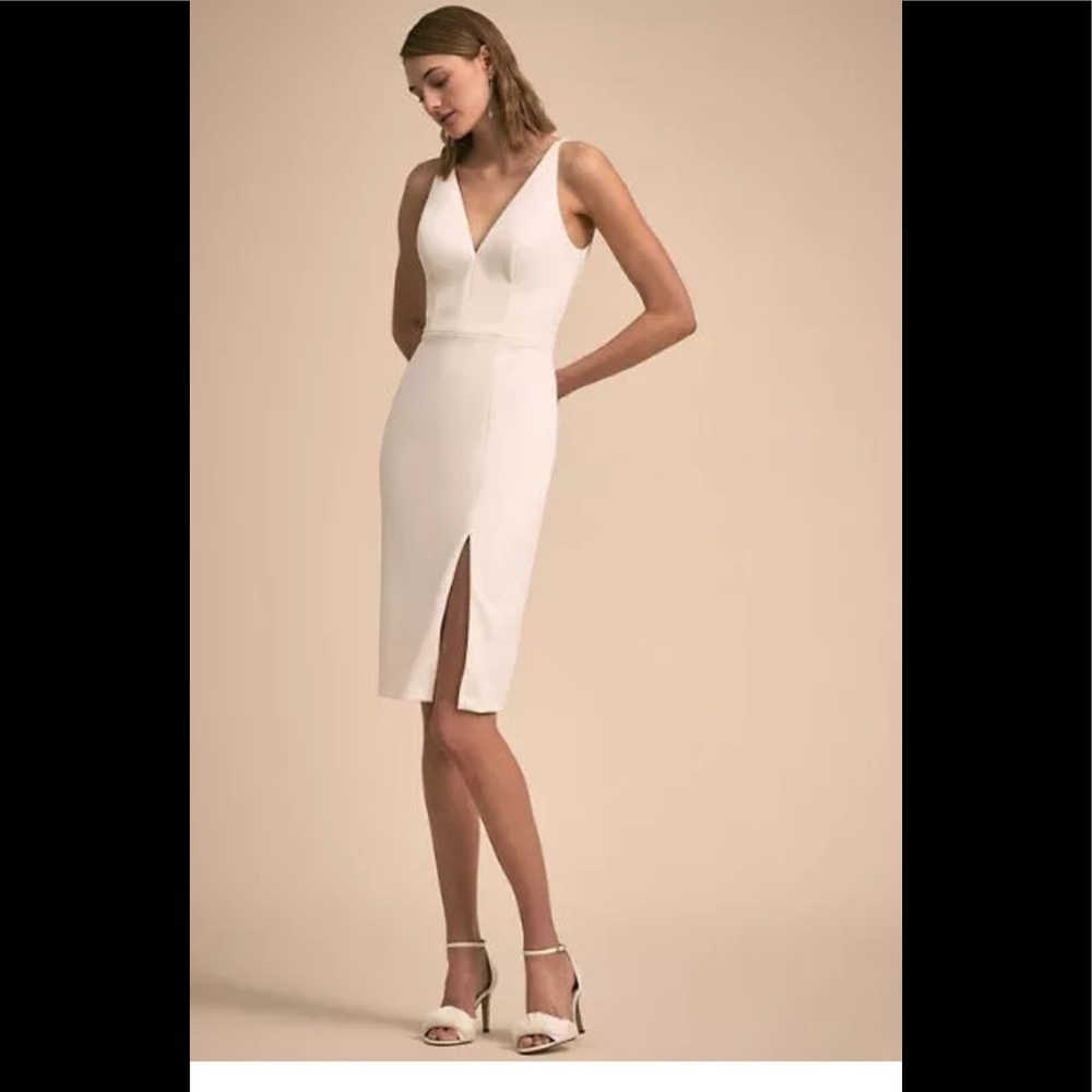 NWT BHLDN Emmett Dress 6, 12, 14 short sexy ivory